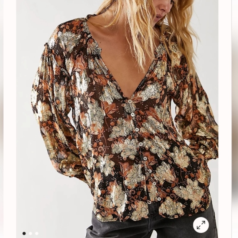 Free People Scorpio Blouse